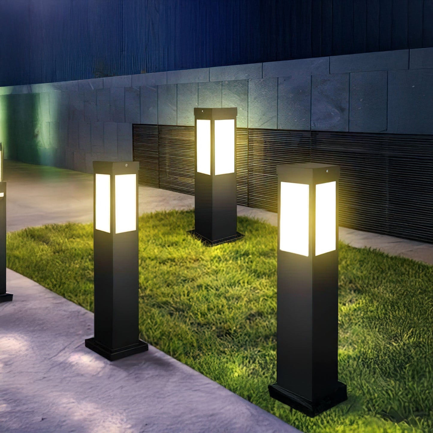 Kuzco Bollard Modern Metal Outdoor Light