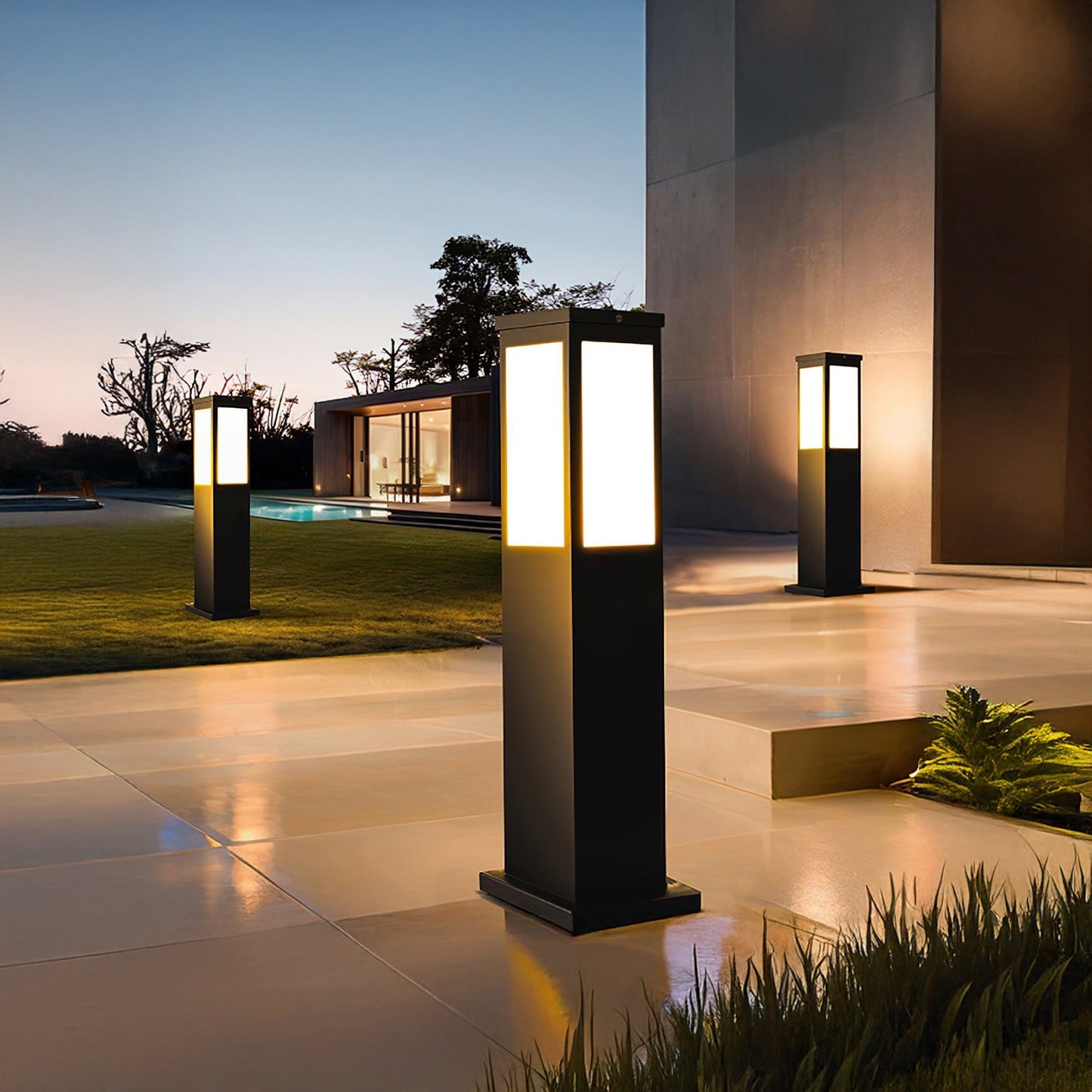 Kuzco Bollard Modern Metal Outdoor Light