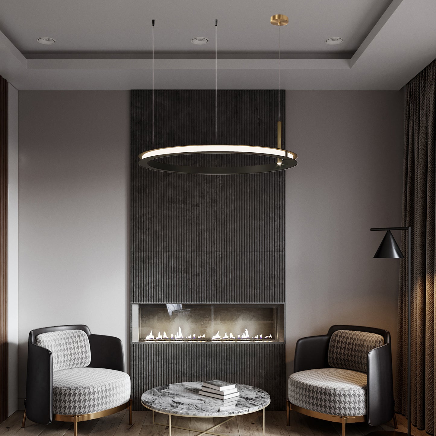 Labilis Contemporary Metal Chandelier