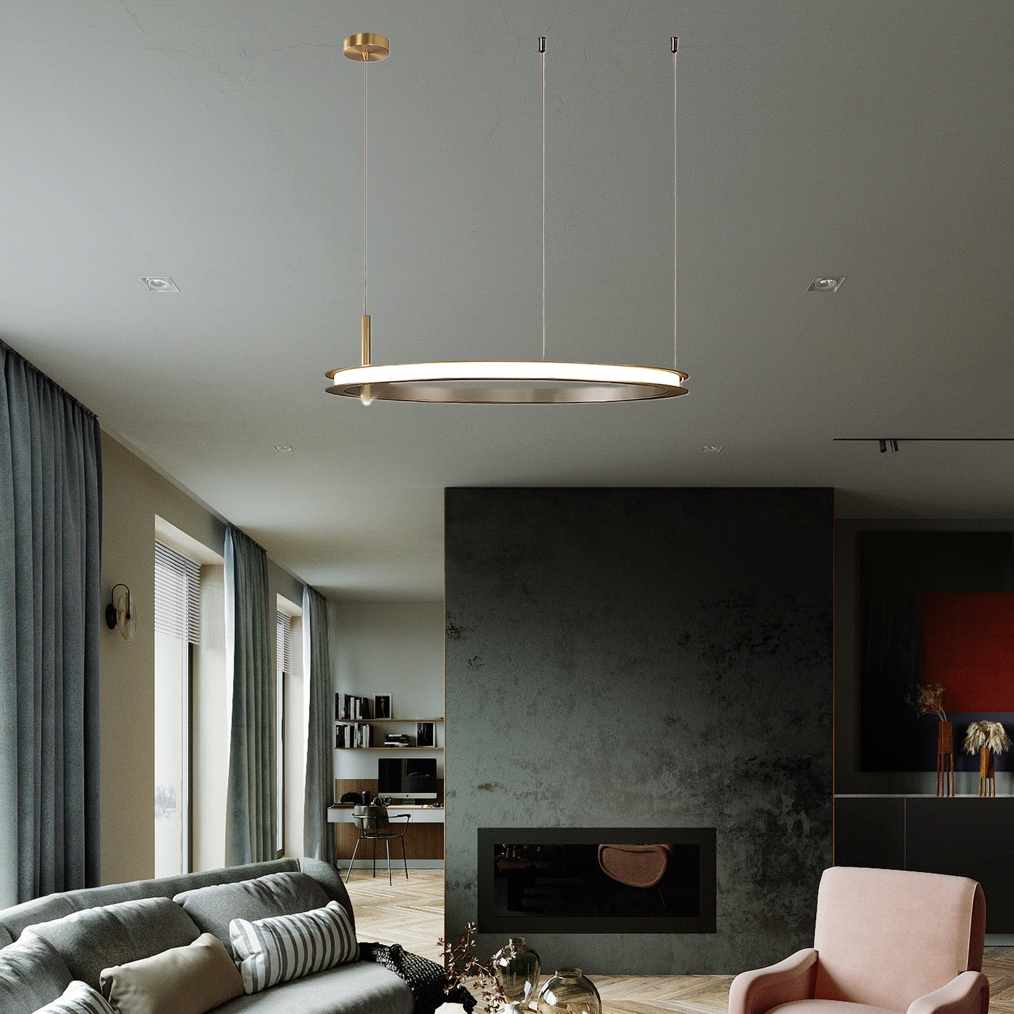 Labilis Contemporary Metal Chandelier