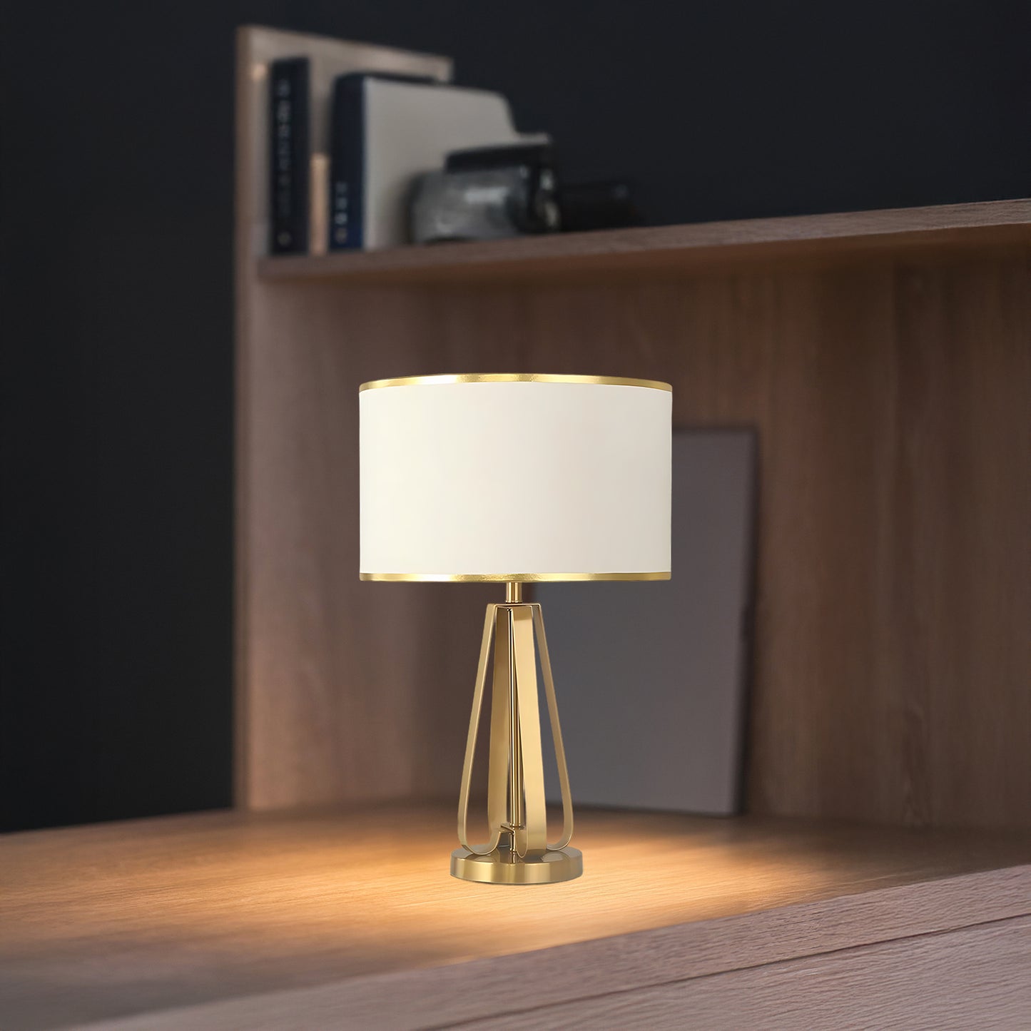 Laila Eclectic Metal Table Lamp