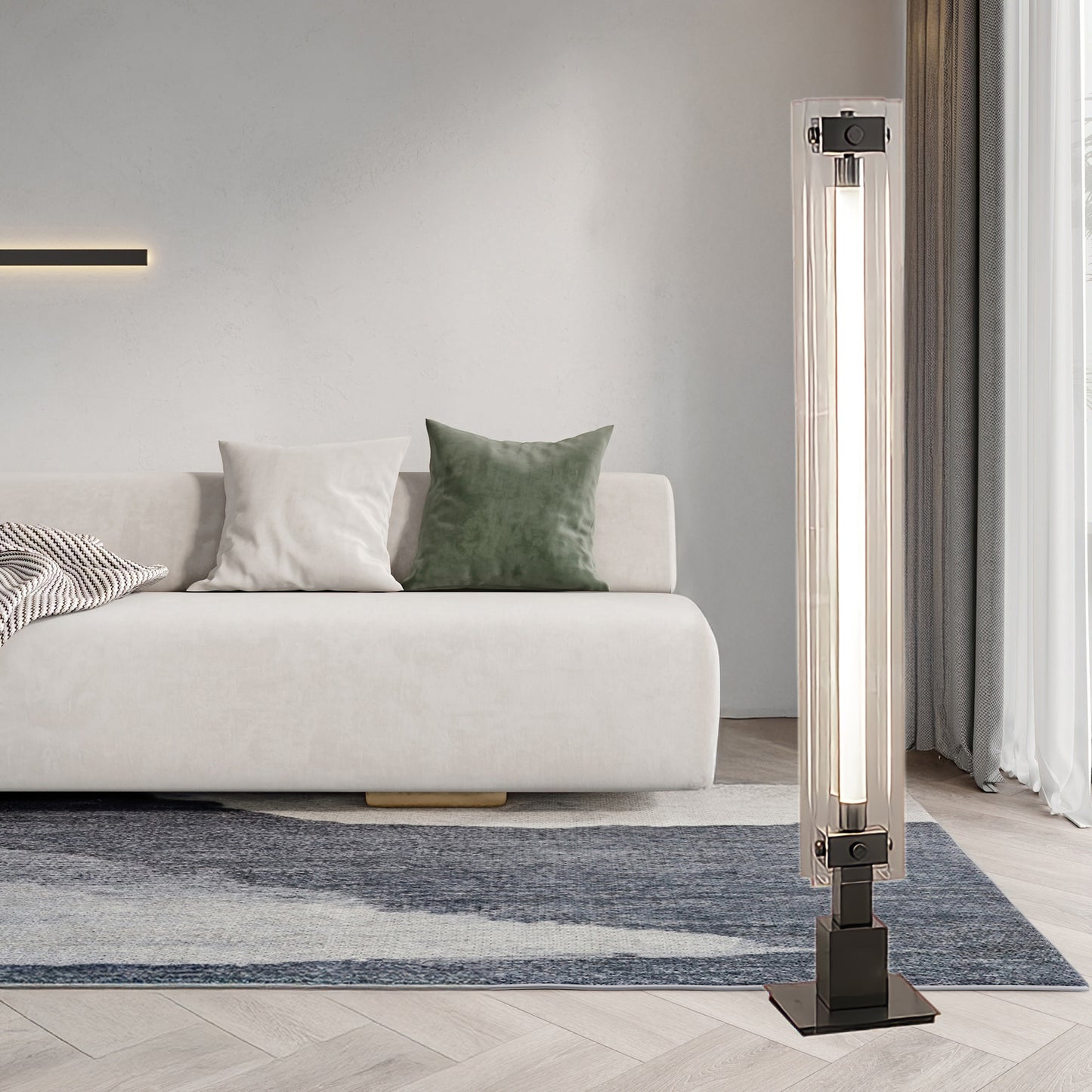 Lampadaire Modern Crystal Floor Lamp