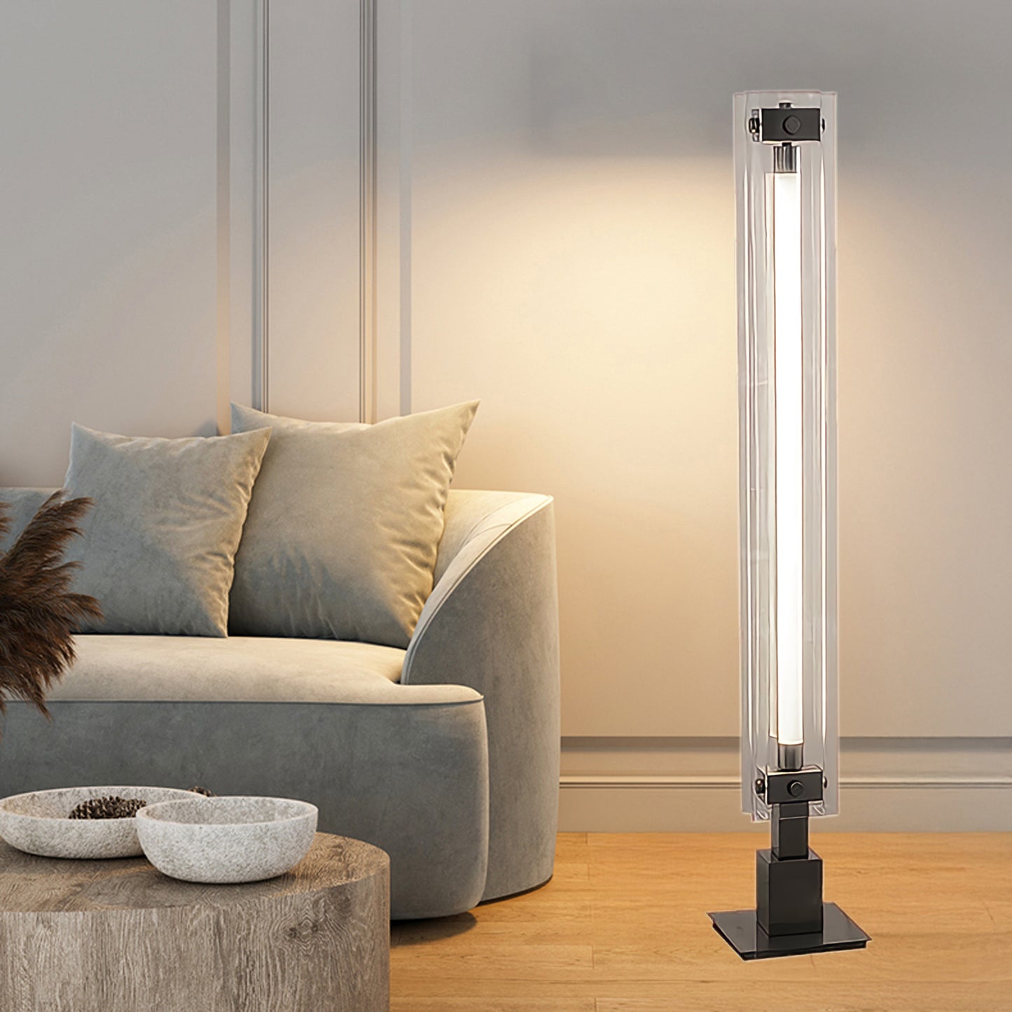 Lampadaire Modern Crystal Floor Lamp