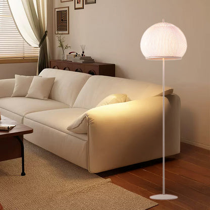 Lantern Knit Traditional Steel Floor Lamp