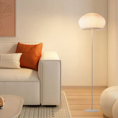 Lantern Knit Traditional Steel Floor Lamp