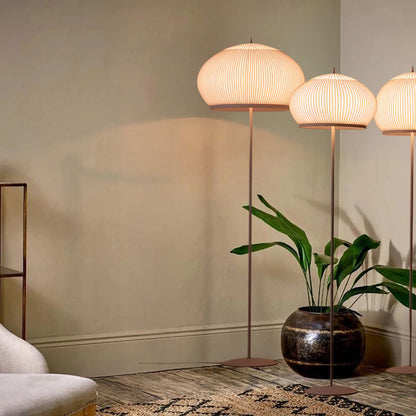 Lantern Knit Traditional Steel Floor Lamp