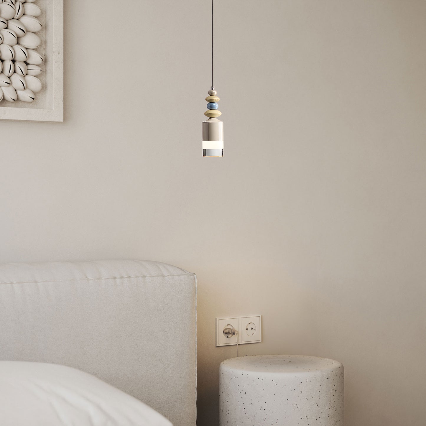 Lariat Scandinavian Crystal Pendant Lamp