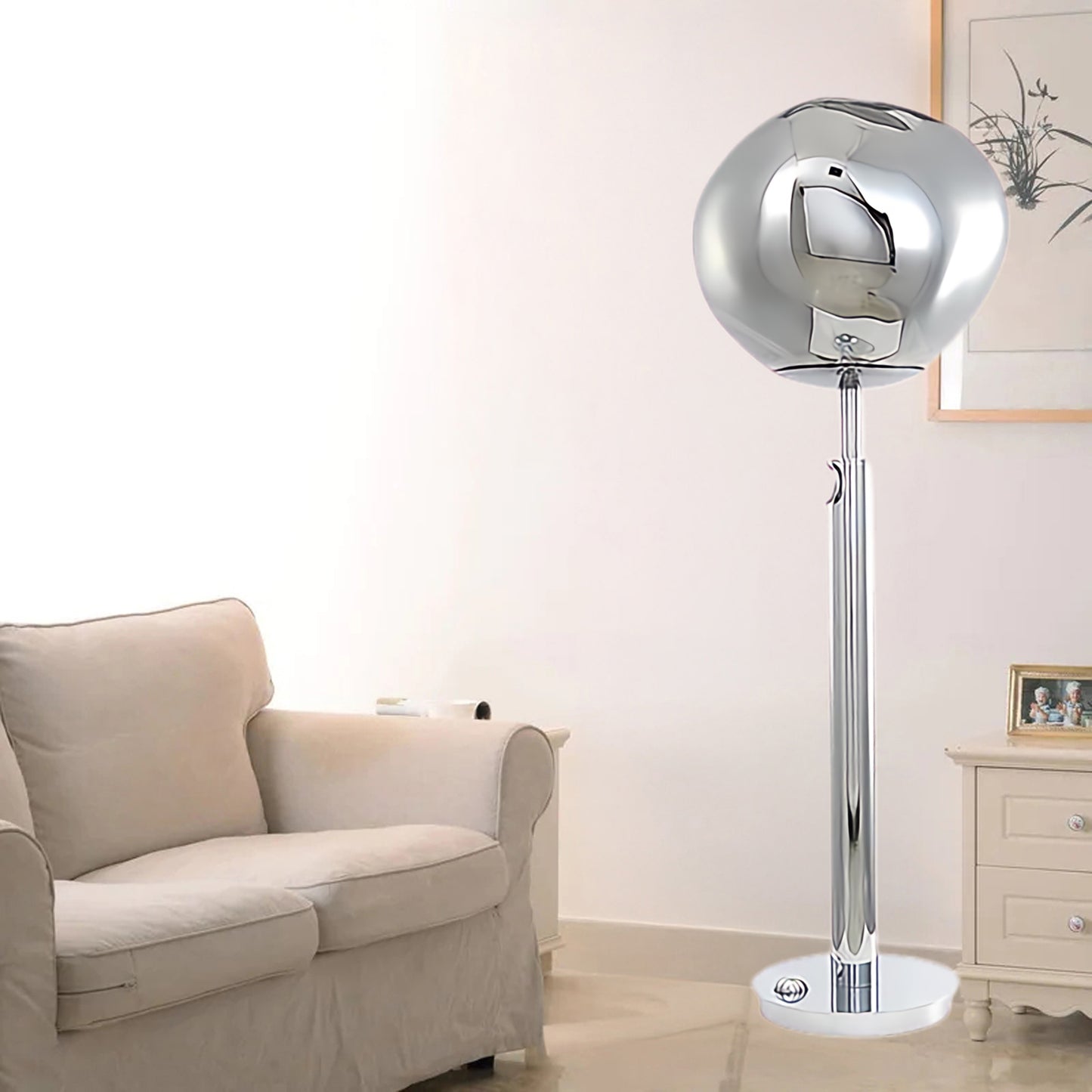 Lava Art Minimalist Crystal Floor Lamp