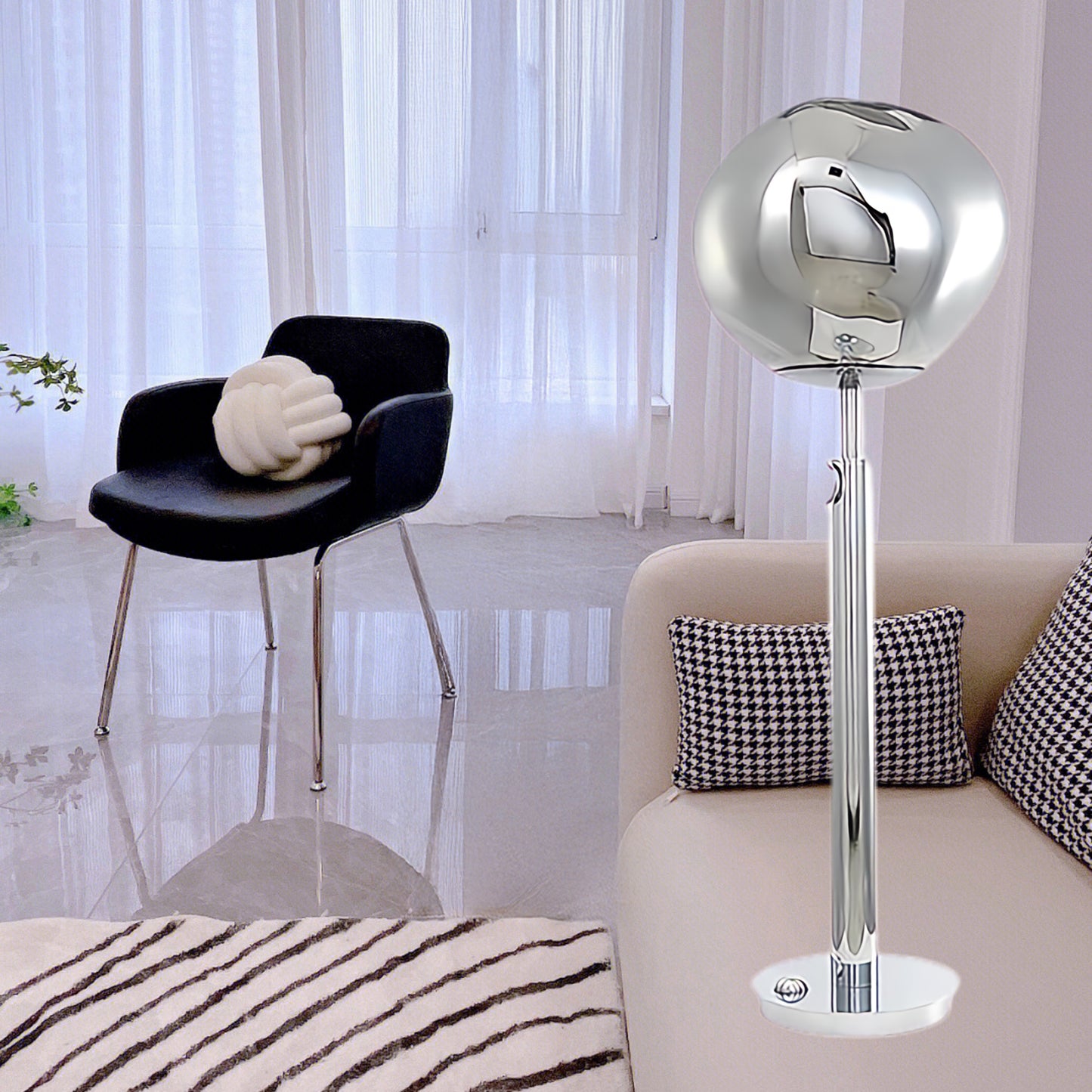 Lava Art Minimalist Crystal Floor Lamp