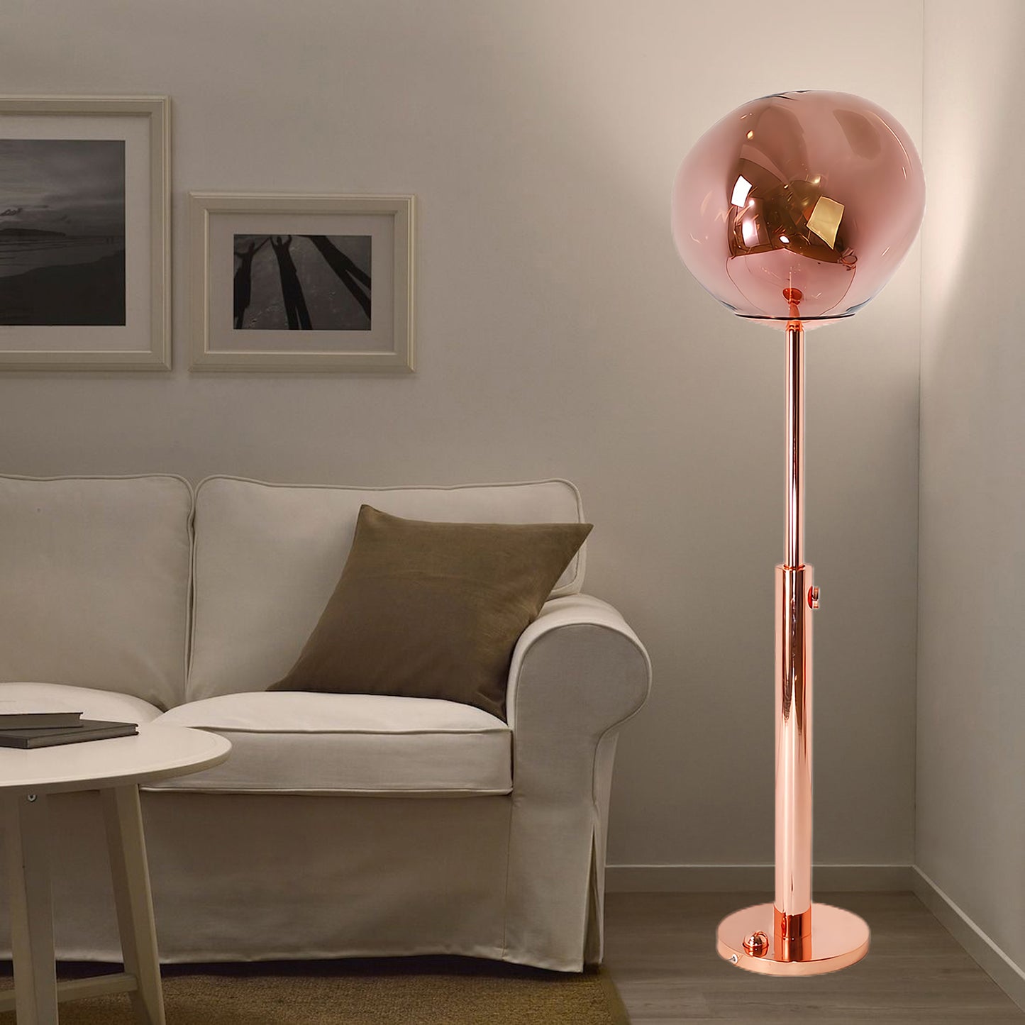 Lava Art Minimalist Crystal Floor Lamp