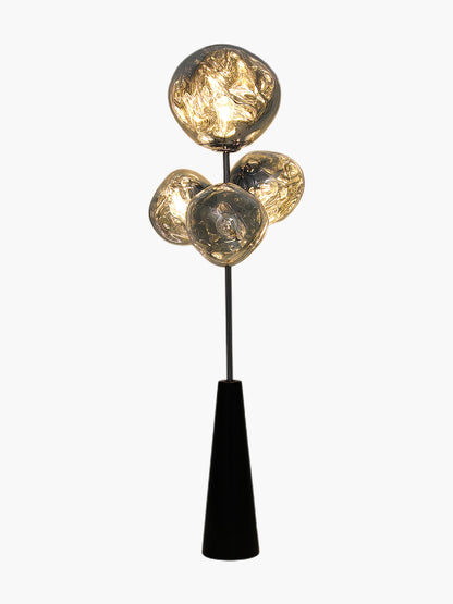 Lava Column Eclectic Crystal Floor Lamp