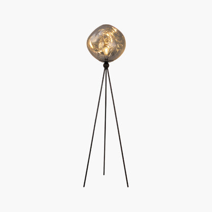 Lava Tripod Rock Eclectic Crystal Floor Lamp