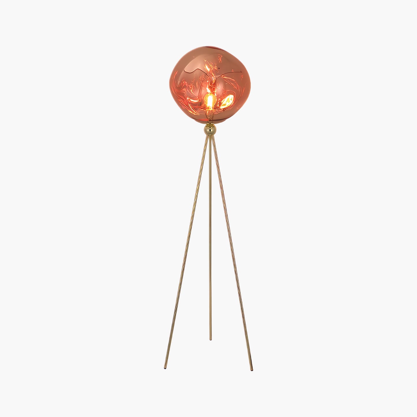 Lava Tripod Rock Eclectic Crystal Floor Lamp