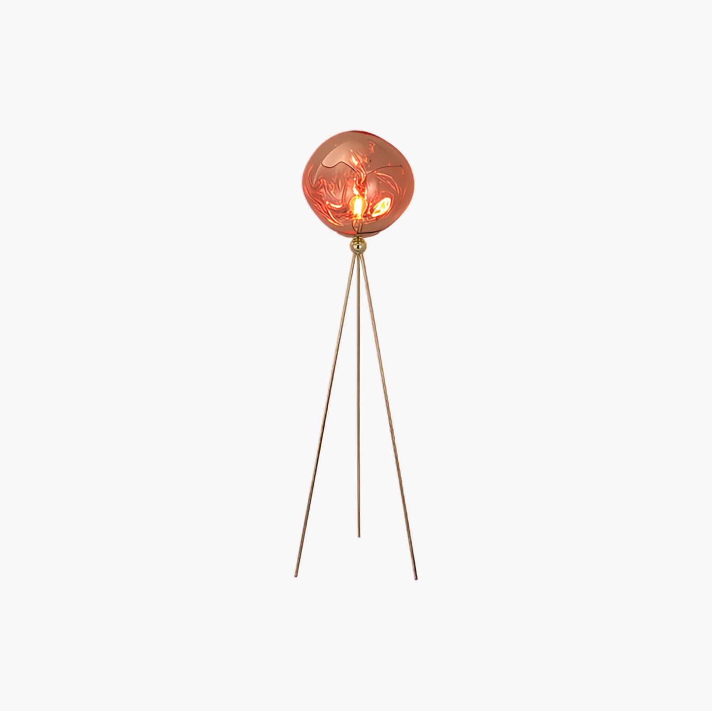 Lava Tripod Rock Eclectic Crystal Floor Lamp