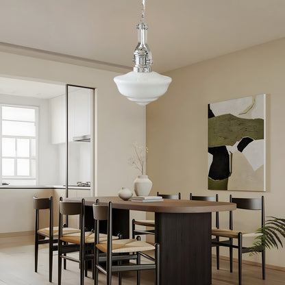 Lavagna Schoolhouse Modern Crystal Pendant Light