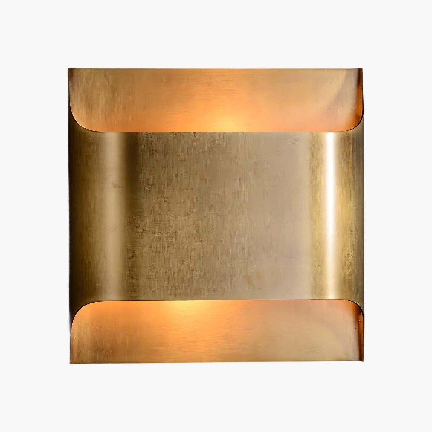 Leclerc Art Deco Brass Wall Lamp