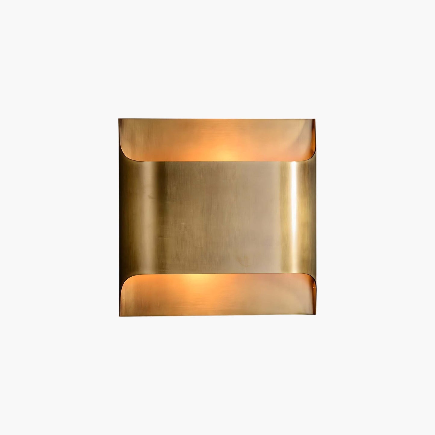 Leclerc Art Deco Brass Wall Lamp