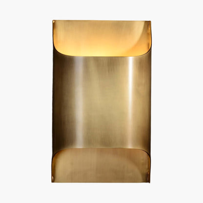 Leclerc Art Deco Brass Wall Lamp