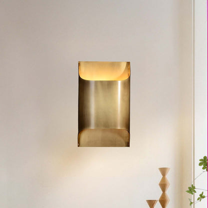 Leclerc Art Deco Brass Wall Lamp