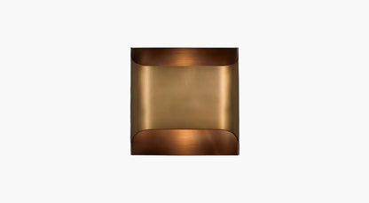 Leclerc Art Deco Brass Wall Lamp