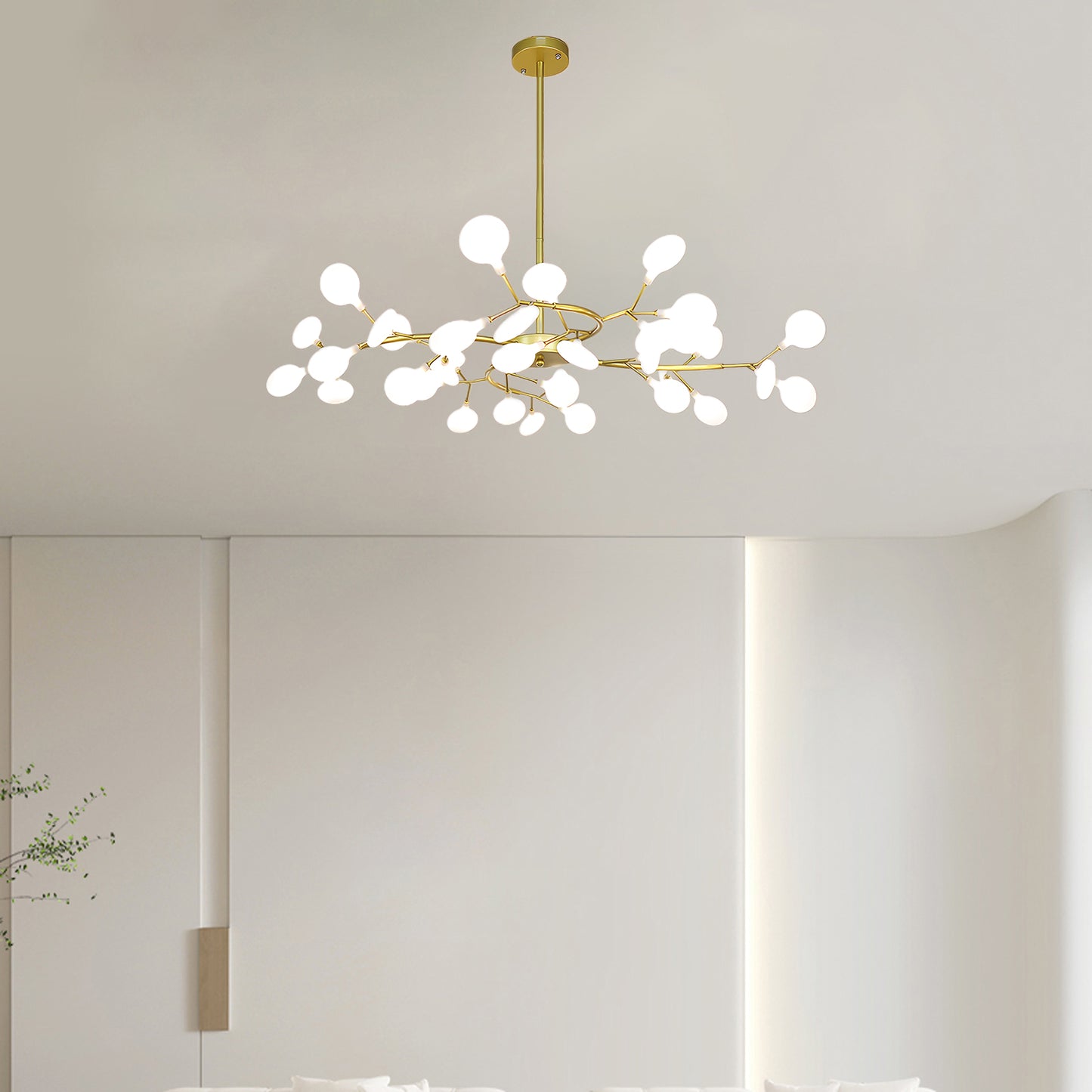 LED Firefly Sputnik Modern Metal Chandelier