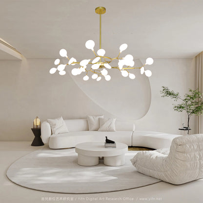 LED Firefly Sputnik Modern Metal Chandelier