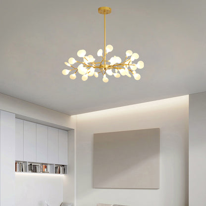 LED Firefly Sputnik Modern Metal Chandelier