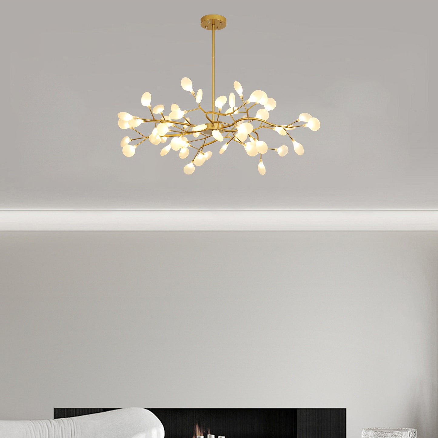 LED Firefly Sputnik Modern Metal Chandelier