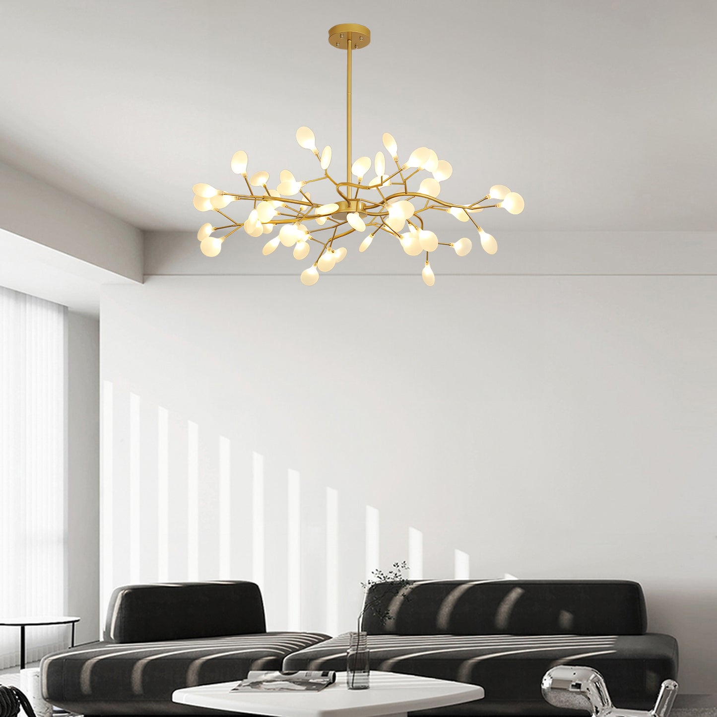 LED Firefly Sputnik Modern Metal Chandelier