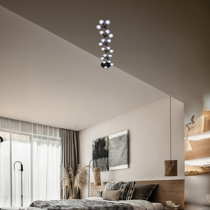 LED Net Eclectic Metal Ceiling Lamp