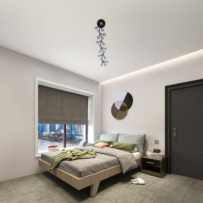 LED Net Eclectic Metal Ceiling Lamp