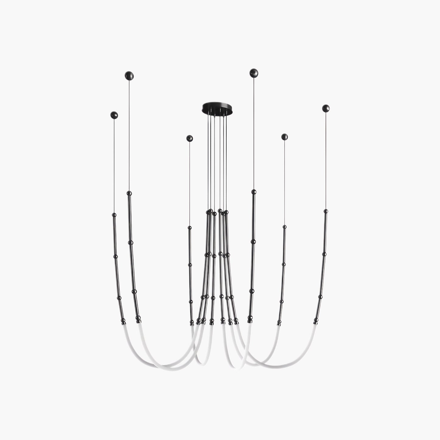 Leda Eclectic Metal Chandelier