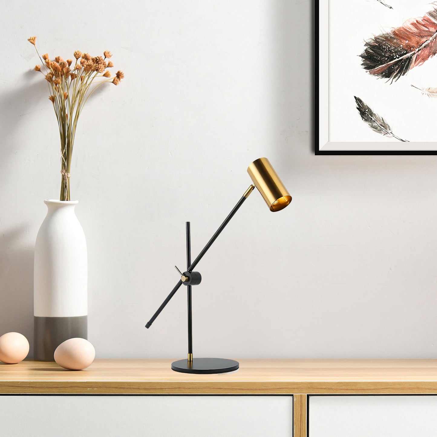 Lektor Eclectic Metal Table Lamp