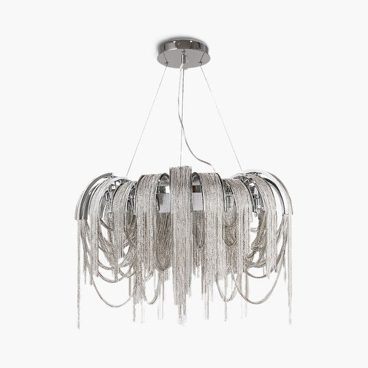 Length Chains Contemporary Metal Chandelier