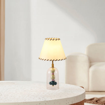 Lenny Bedside Eclectic Crystal Table Lamp