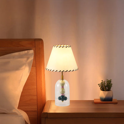 Lenny Bedside Eclectic Crystal Table Lamp