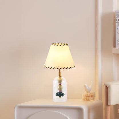 Lenny Bedside Eclectic Crystal Table Lamp