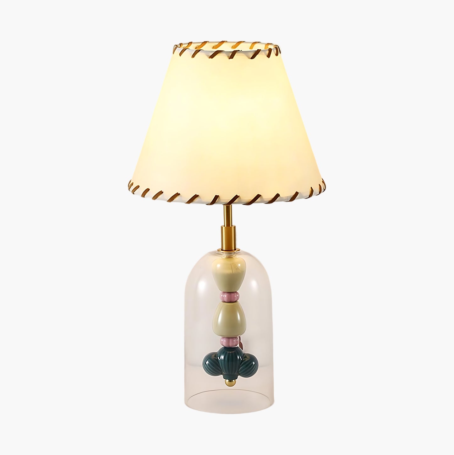 Lenny Bedside Eclectic Crystal Table Lamp