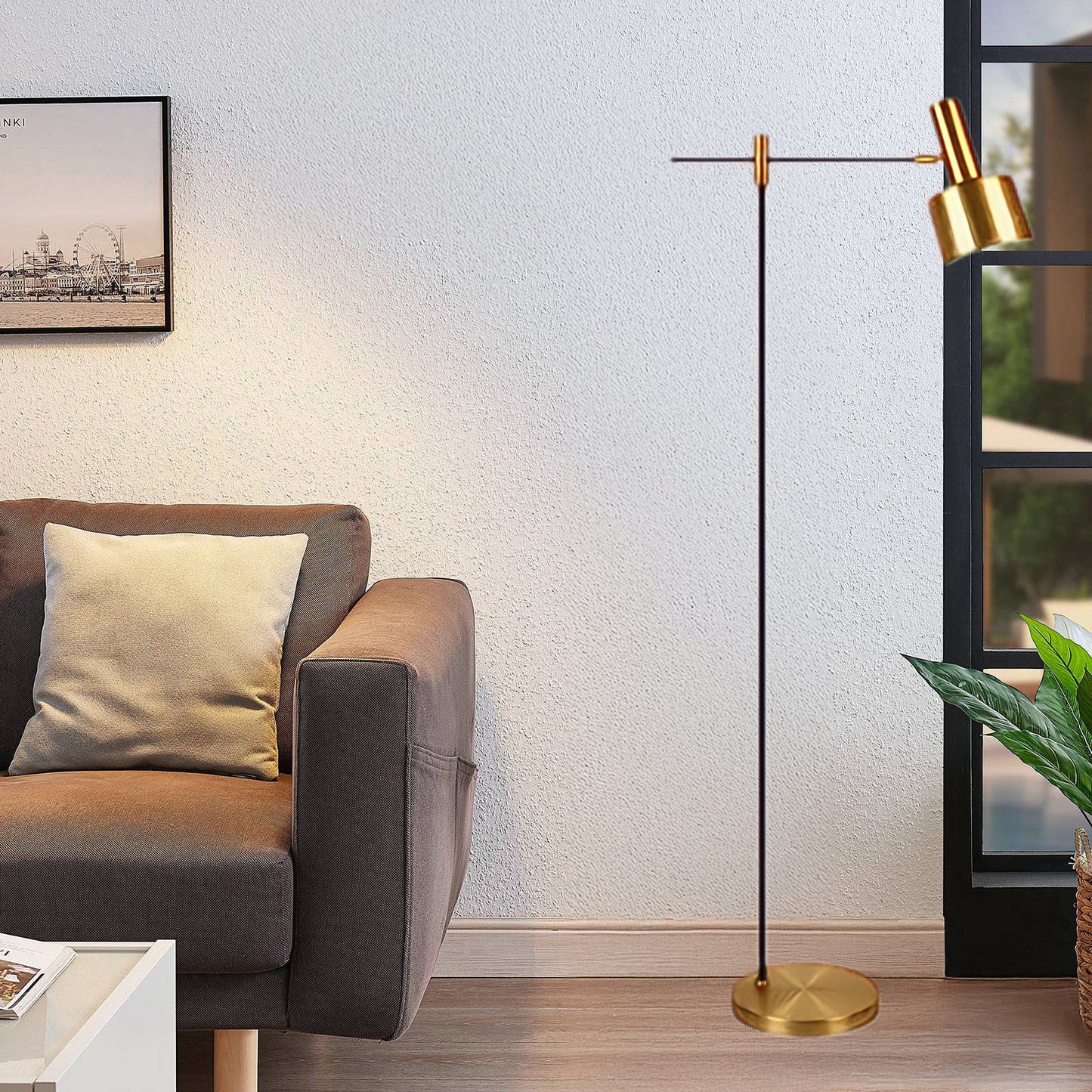 Lento Eclectic Metal Floor Lamp