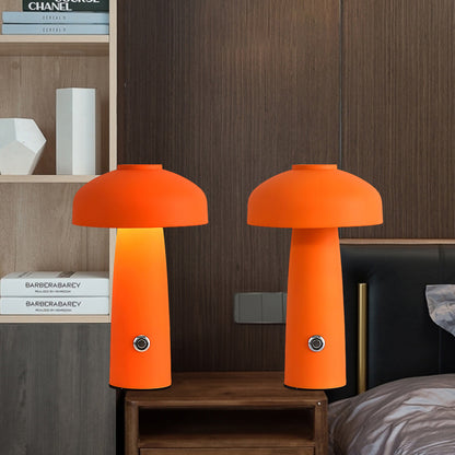 Leon Mushroom Built-in Battery Eclectic Metal Table Lamp