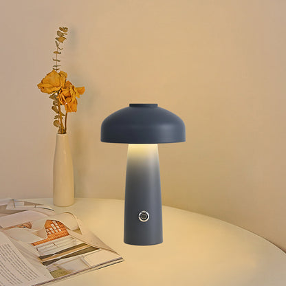 Leon Mushroom Built-in Battery Eclectic Metal Table Lamp