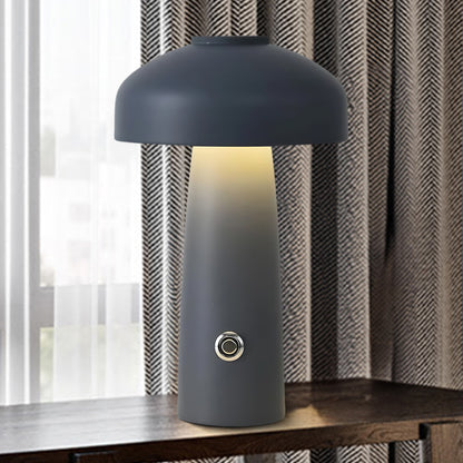 Leon Mushroom Built-in Battery Eclectic Metal Table Lamp