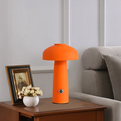 Leon Mushroom Built-in Battery Eclectic Metal Table Lamp