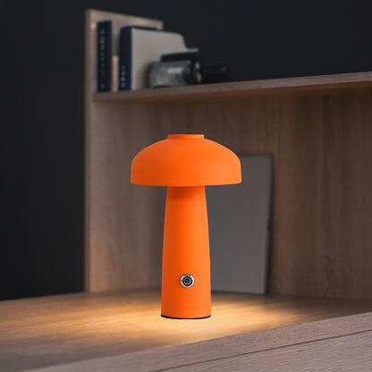 Leon Mushroom Built-in Battery Eclectic Metal Table Lamp