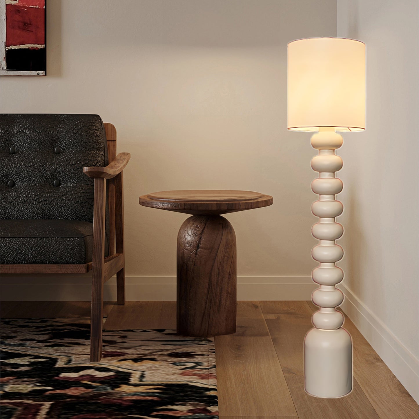 Leona Contemporary Metal Floor Lamp