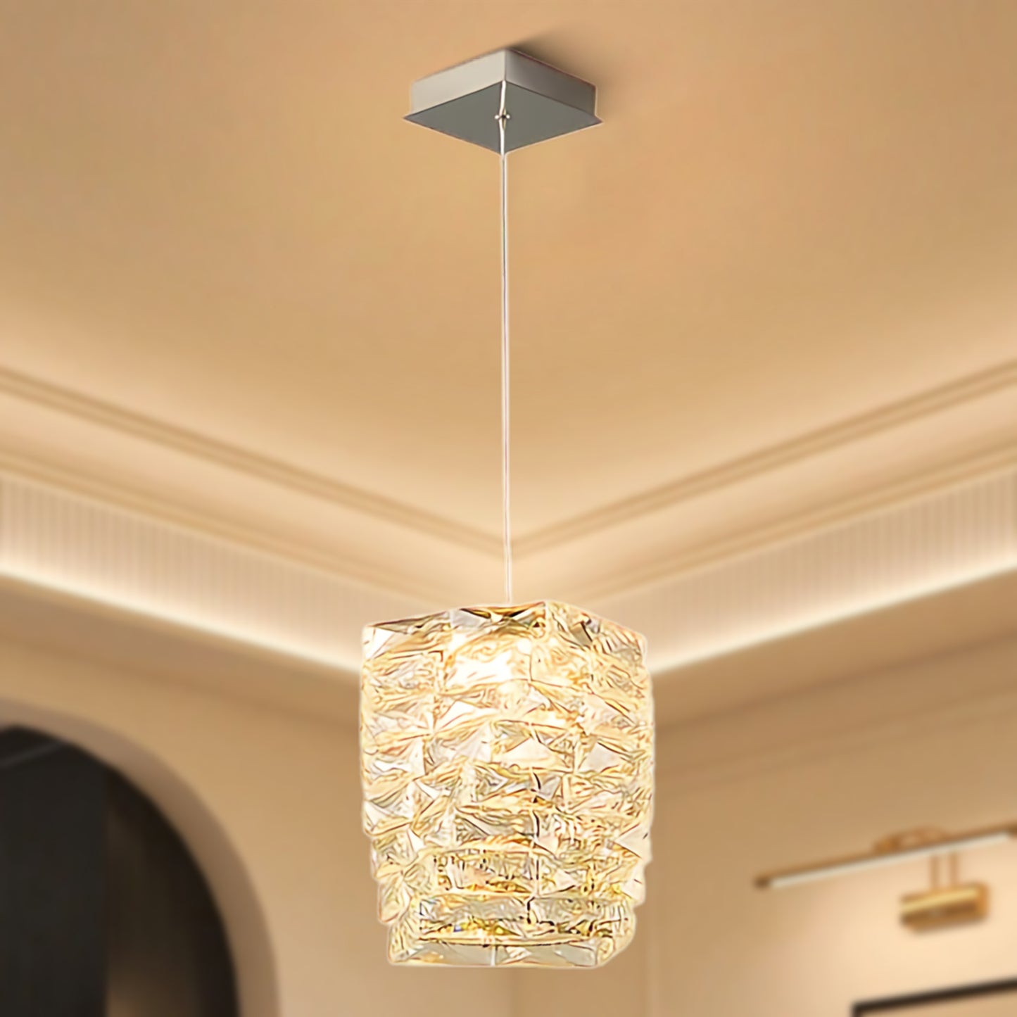 Leuchten Crystal Classic Steel Pendant Lamp