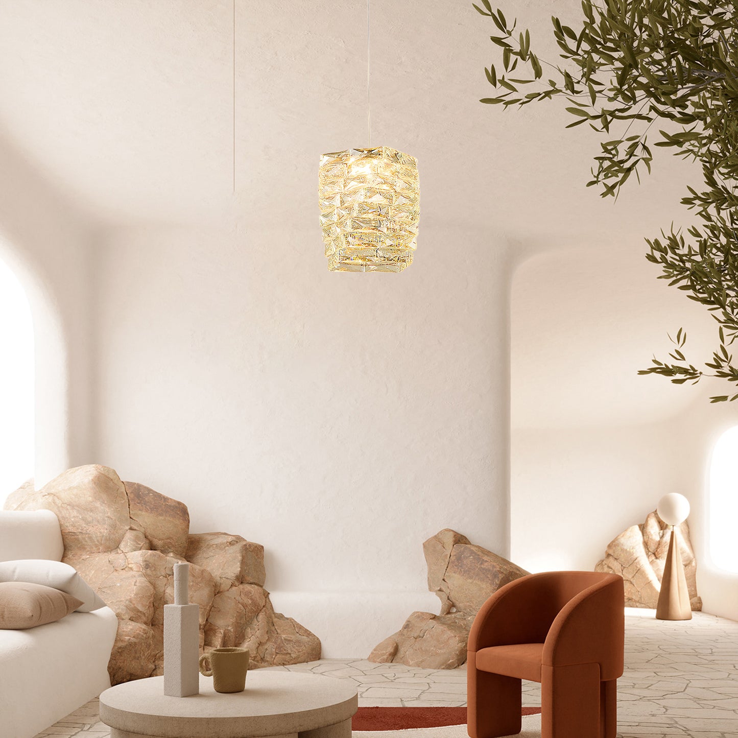 Leuchten Crystal Classic Steel Pendant Lamp