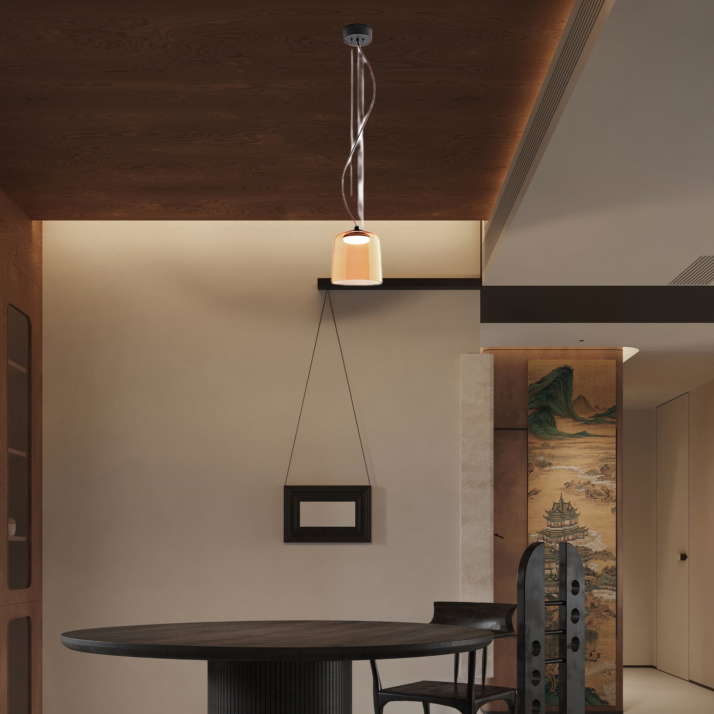 Levels Eclectic Crystal Pendant Light