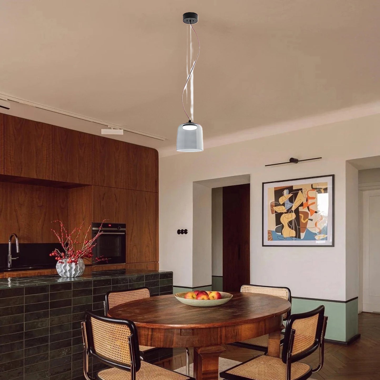 Levels Eclectic Crystal Pendant Light