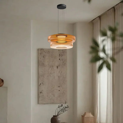 Levels Series Eclectic Crystal Pendant Light